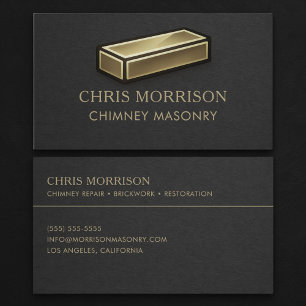 Chimney Masonry Business Card