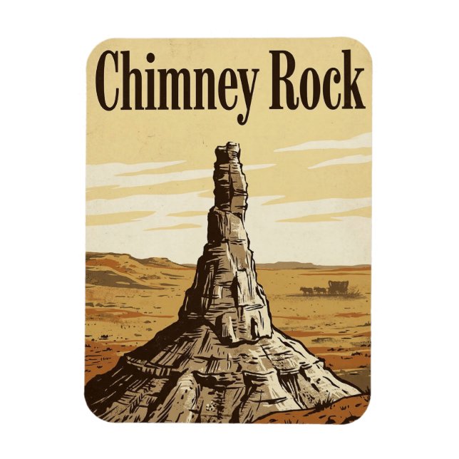 Chimney Rock Magnet (Vertical)