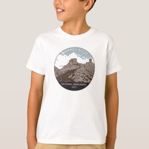 Chimney Rock National Monument Colorado Vintage  T_Shirt