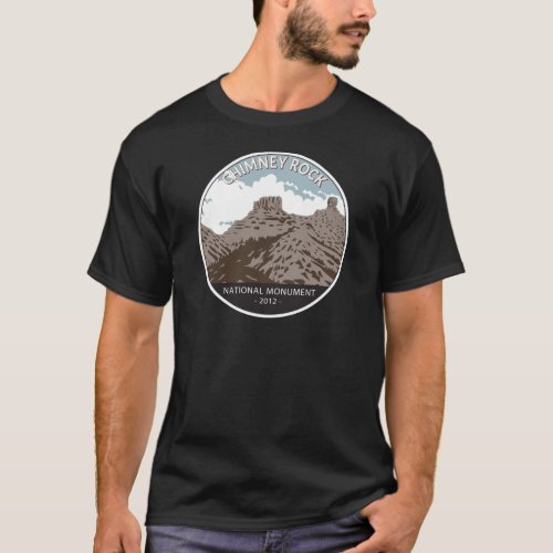 Chimney Rock National Monument Colorado Vintage T_Shirt