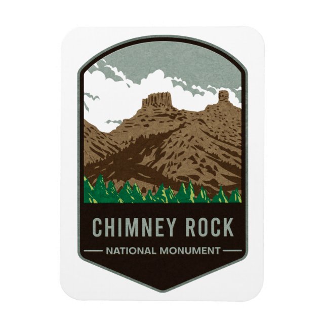 Chimney Rock National Monument Magnet (Vertical)
