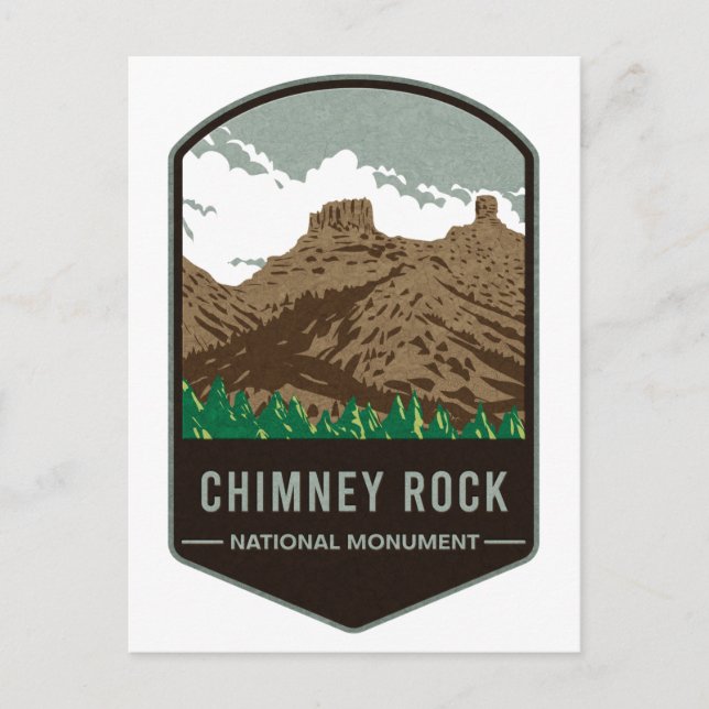 Chimney Rock National Monument Postcard (Front)