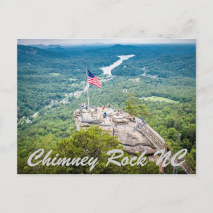Chimney Rock NC Postcard