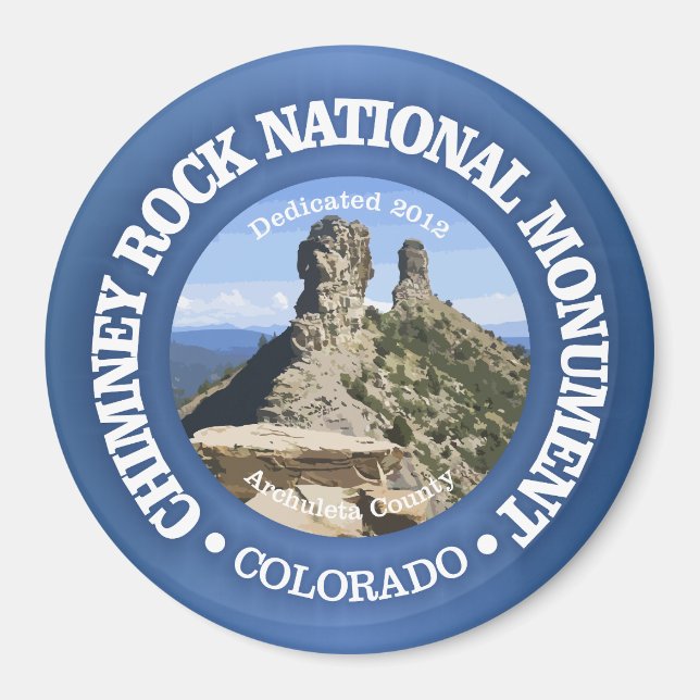 Chimney Rock (NM) Magnet (Front)