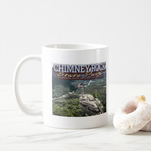 CHIMNEY ROCK _ RUTHERFORD _ NORTH CAROLINA US COFFEE MUG