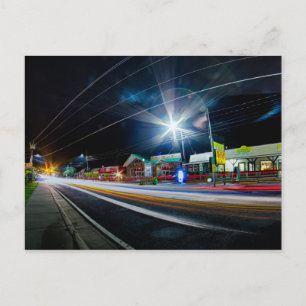 chimney rock small town near lake lure north carol postcard