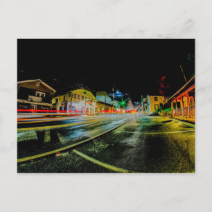 chimney rock small town near lake lure north carol postcard