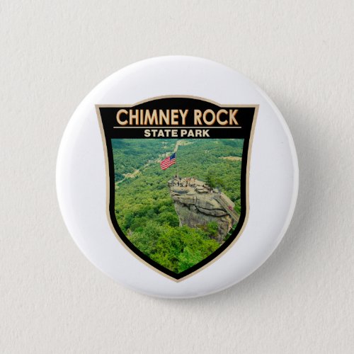 Chimney Rock State Park North Carolina Badge Button