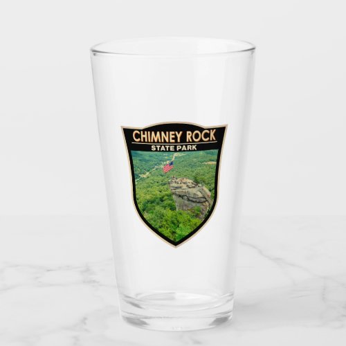 Chimney Rock State Park North Carolina Badge Glass