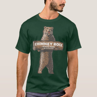 Chimney Rock State Park North Carolina Bear Vacati T-Shirt