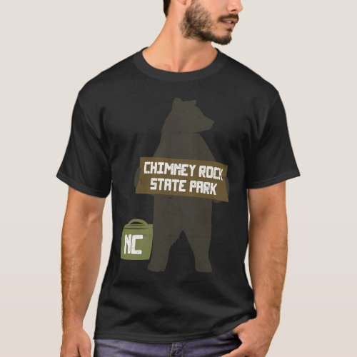 Chimney Rock State Park North Carolina Nc Hitchhik T_Shirt