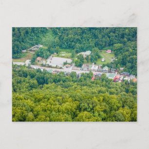 chimney rock town north carolina postcard