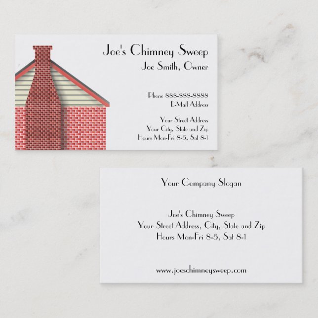 Chimney Sweep Business Card (Front/Back)