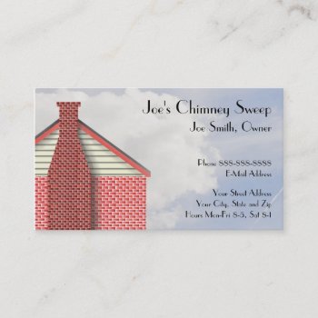 Chimney Sweep Business Card by Business_Creations at Zazzle
