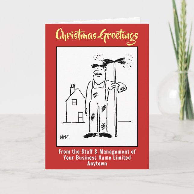 Chimney Sweep Christmas Card (Front)