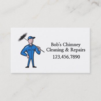 Chimney Sweep Cleaning & Repairs Business Card by ArtisticEye at Zazzle