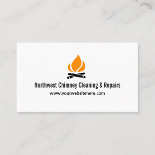 Chimney Sweep Cleaning & Repairs Business Card
