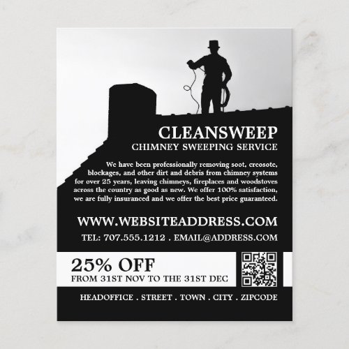 Chimney Sweep Design Chimney Sweeping Service Flyer