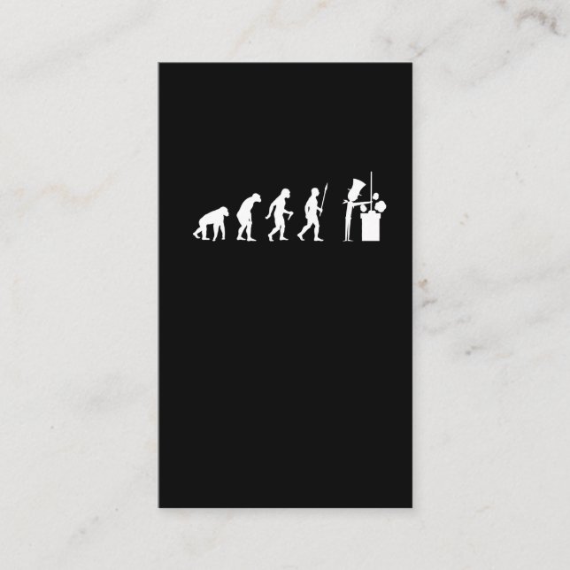 Chimney sweep Evolution roof handicraft Business Card (Front)