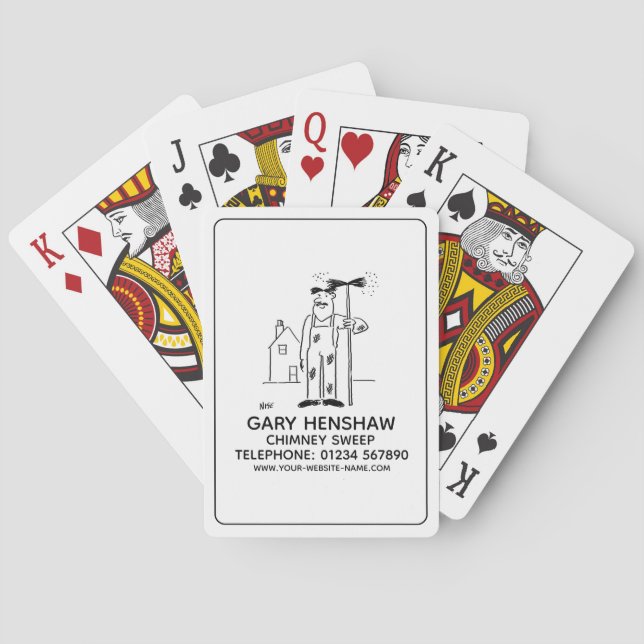 Chimney Sweep Poker Cards (Back)