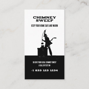 Chimney Sweep Professional Business Card