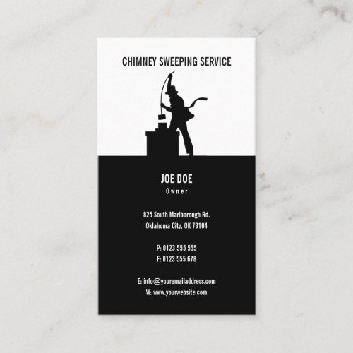 Chimney Sweep  Professional Business Card