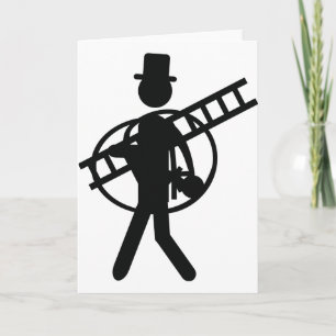 chimney sweeper good luck card