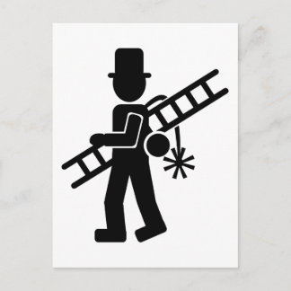 Chimney sweeper postcard