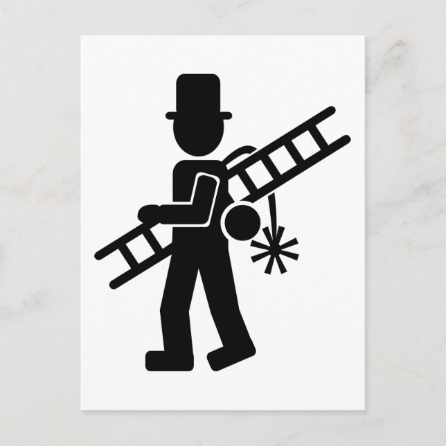 Chimney sweeper postcard (Front)