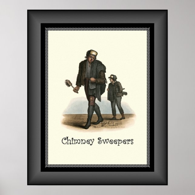 Chimney Sweepers ~ Thomas Lord Busby ~ London ~ Poster (Front)