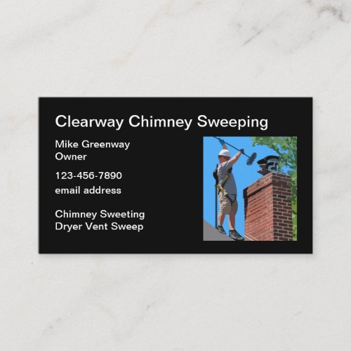 Chimney Sweeping Services Business Card