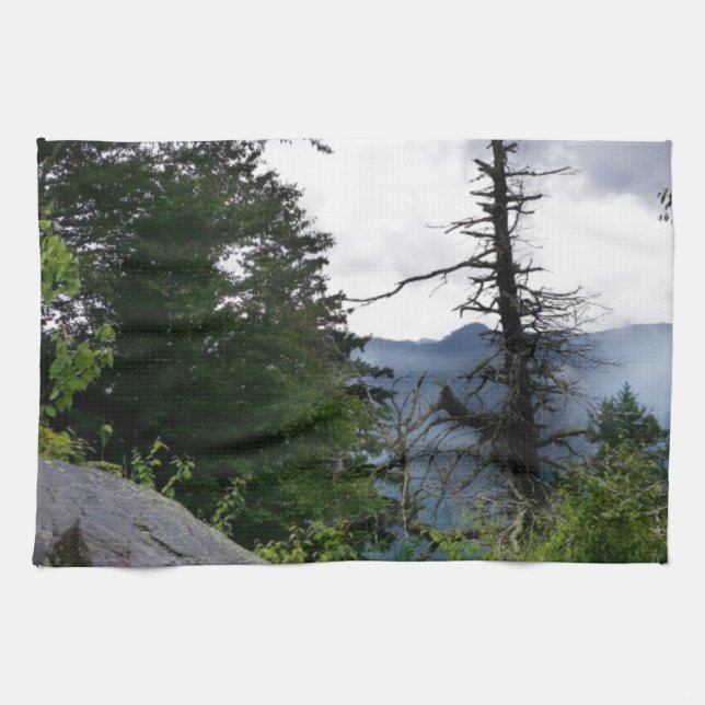 Chimney Tops great smoky mountains Towel (Horizontal)