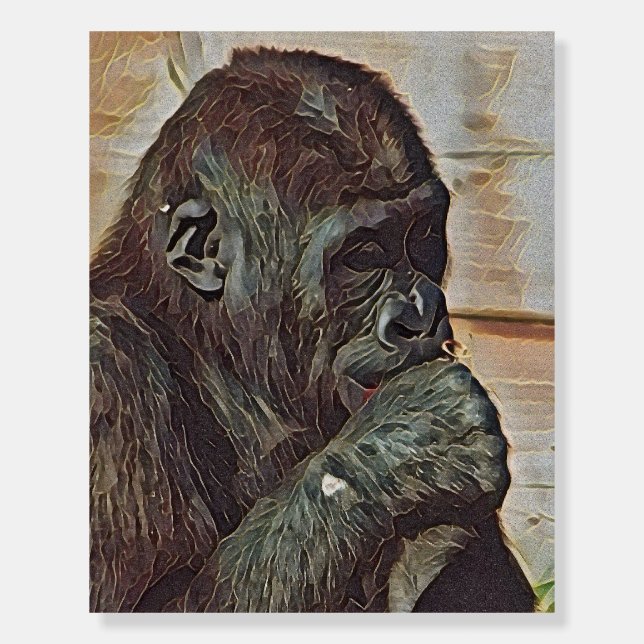 CHIMP ART FOAM BOARD (Front)