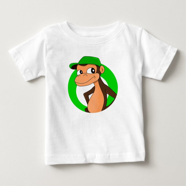 Chimp cartoon baby T-Shirt (Front)