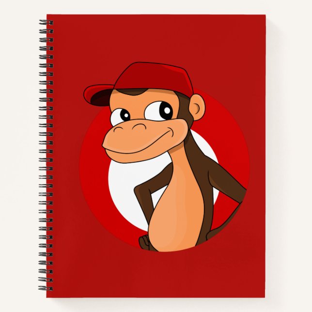 Chimp cartoon notebook (Front)