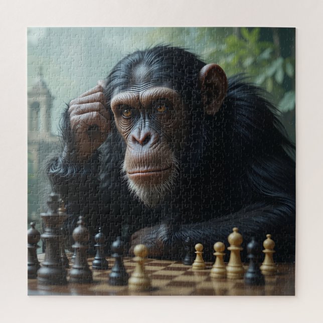 Chimp Chess Game Puzzle (Vertical)