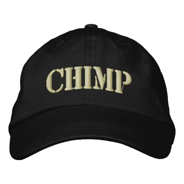 CHIMP EMBROIDERED BASEBALL HAT (Front)