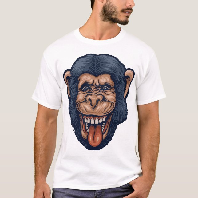 Chimp head T-Shirt (Front)