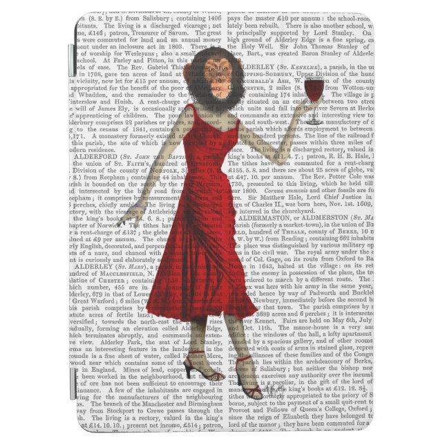 Chimp With Wine iPad Air Cover (Front)