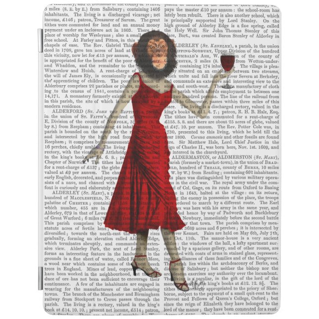 Chimp With Wine iPad Air Cover (Front)