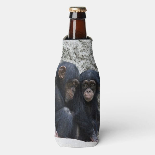 Chimpanzee002 Bottle Cooler (Bottle Front)