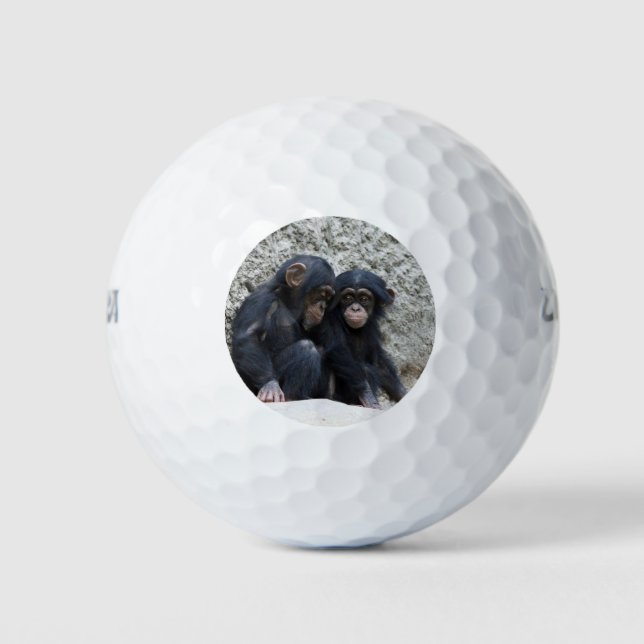 Chimpanzee002 Golf Balls (Front)
