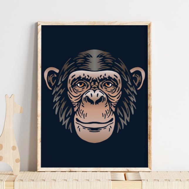 Chimpanzee African Print | Chimpanzee Animal Print (Creator Uploaded)