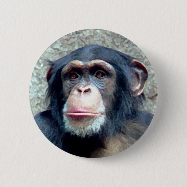 Chimpanzee Button (Front)