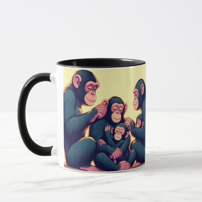 Chimpanzee Coffee Mug (Left)