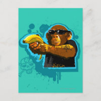 Chimpanzee Holding a Banana