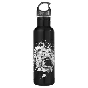 Chimpanzee in White Splash Water Bottle