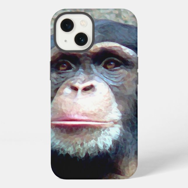 Chimpanzee Iphone Case (Back)