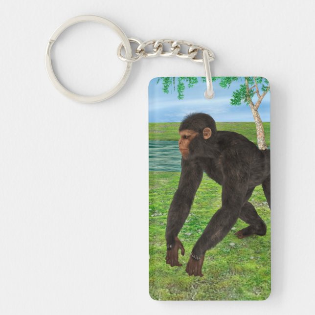 Chimpanzee Keychain (Front)