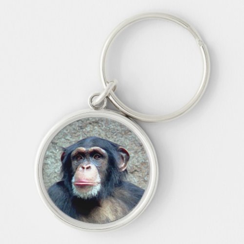 Chimpanzee Keychain